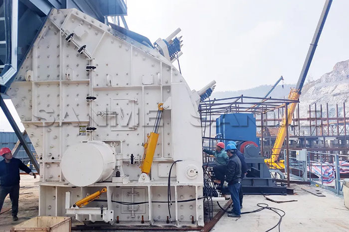 時產(chǎn)3600噸｜山美大型反擊式破碎機(jī)服務(wù)于江西骨料項(xiàng)目