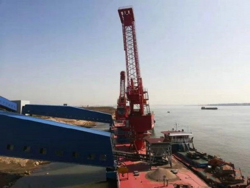 湖北一永久性砂石集并中心建成，總投資約2.5億元，年設計吞吐量360萬噸