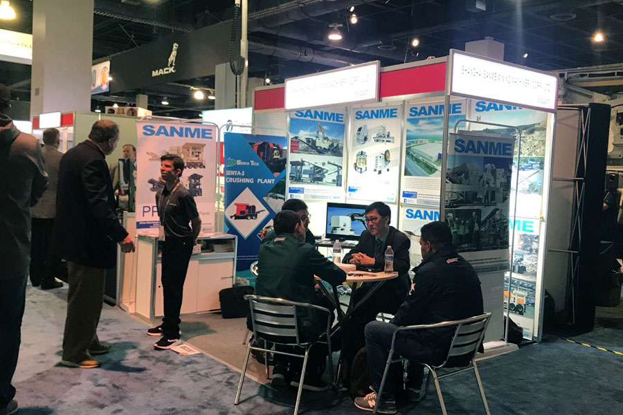 疫情擋不住走出去的腳步，山美股份亮相美國工程機(jī)械博覽會(CONEXPO-CON/AGG)向世界展示產(chǎn)品及服務(wù)