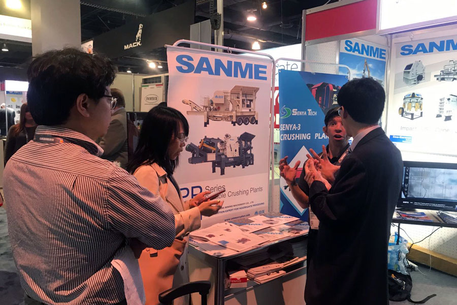 疫情擋不住走出去的腳步，山美股份亮相美國工程機(jī)械博覽會(CONEXPO-CON/AGG)向世界展示產(chǎn)品及服務(wù)