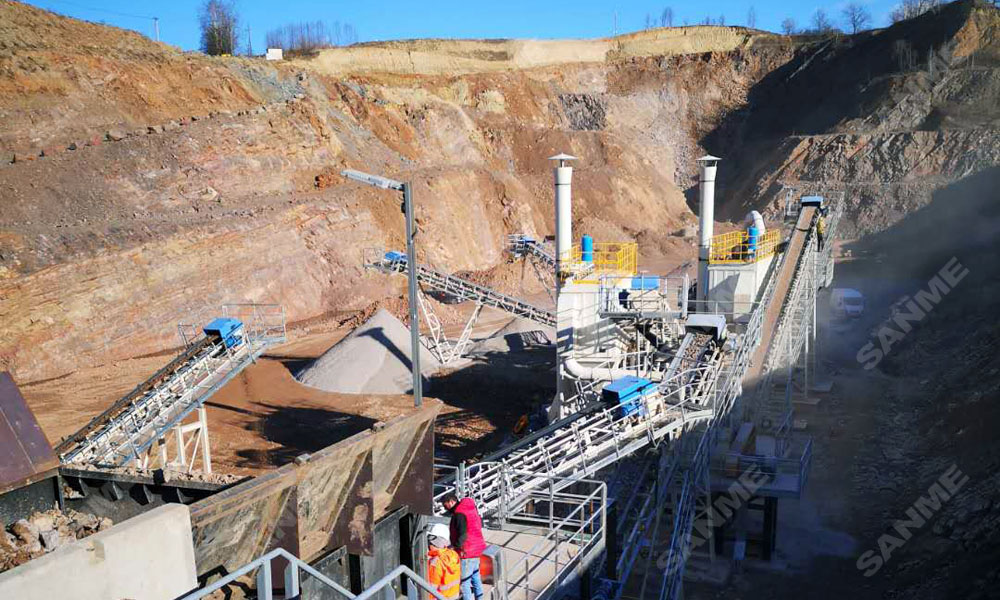 疫情擋不住中國(guó)產(chǎn)品走向歐洲 山美股份提供成套設(shè)備的骨料生產(chǎn)線調(diào)試投產(chǎn)，產(chǎn)量超預(yù)期！