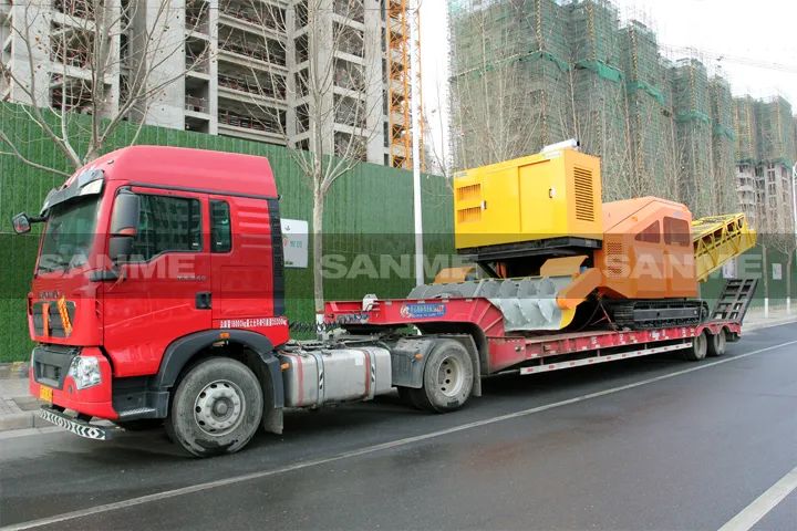 顛覆傳統(tǒng)裝車方式，山美履帶式取料機(jī)助您實(shí)現(xiàn)降本增效、節(jié)能減排！