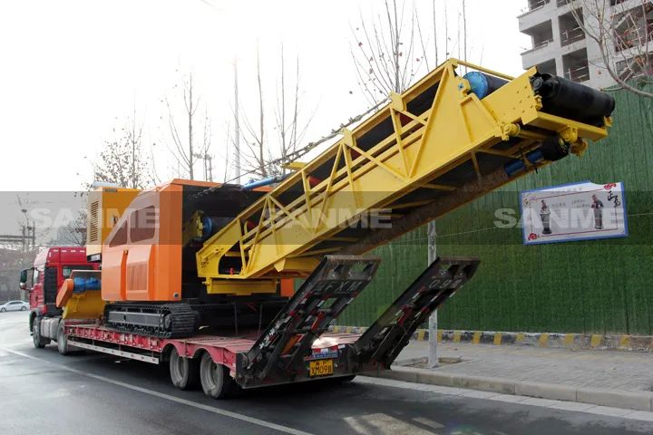 顛覆傳統(tǒng)裝車方式，山美履帶式取料機(jī)助您實(shí)現(xiàn)降本增效、節(jié)能減排！