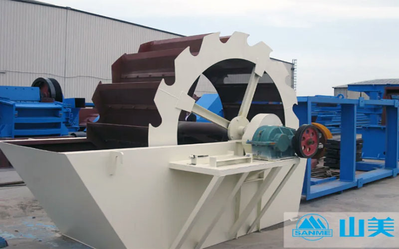 高效輪式洗砂機(jī)，洗凈度高，產(chǎn)量大！