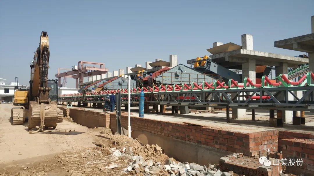 項目｜湖南長沙金霞綠色環(huán)保建材產(chǎn)業(yè)園機制砂生產(chǎn)項目建設(shè)進展順利