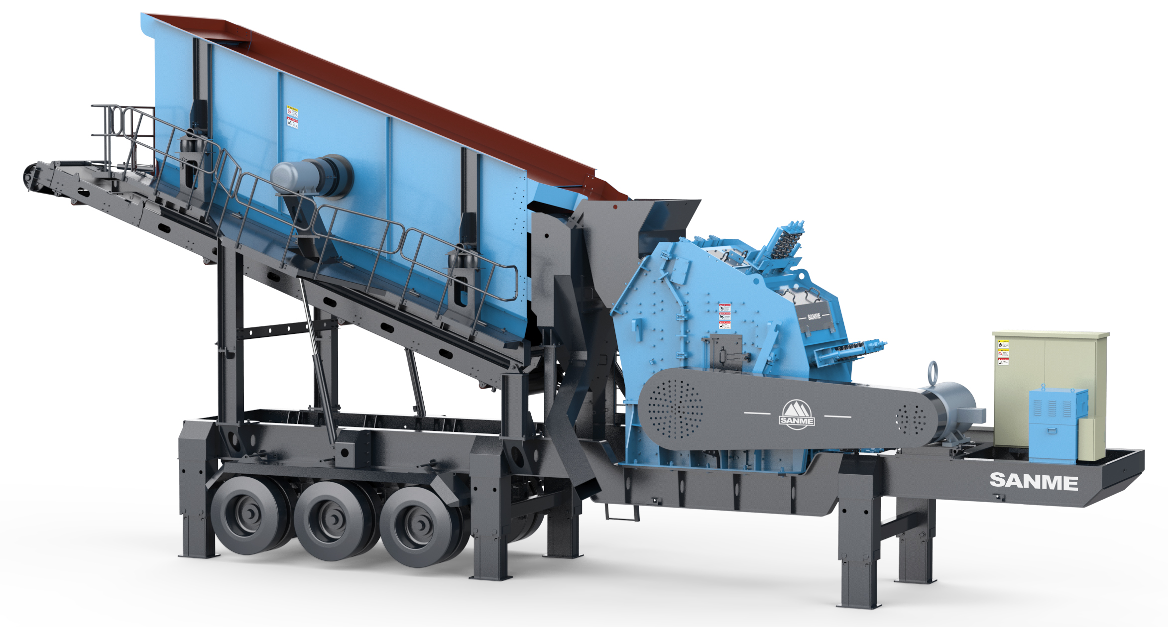 兩大移動破碎站：輪胎式vs履帶式，5方面對比讓你看清差別！