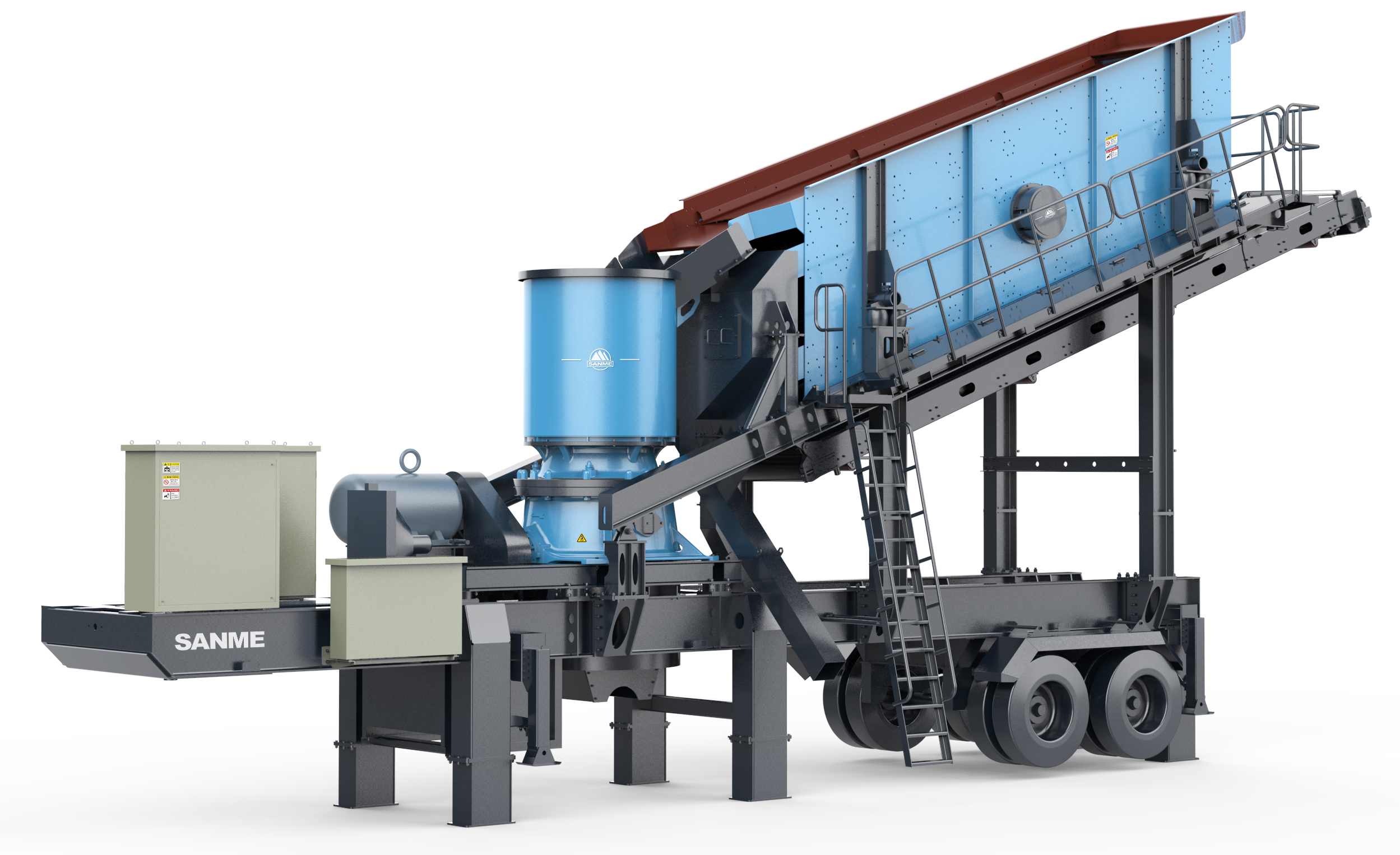 兩大移動破碎站：輪胎式vs履帶式，5方面對比讓你看清差別！