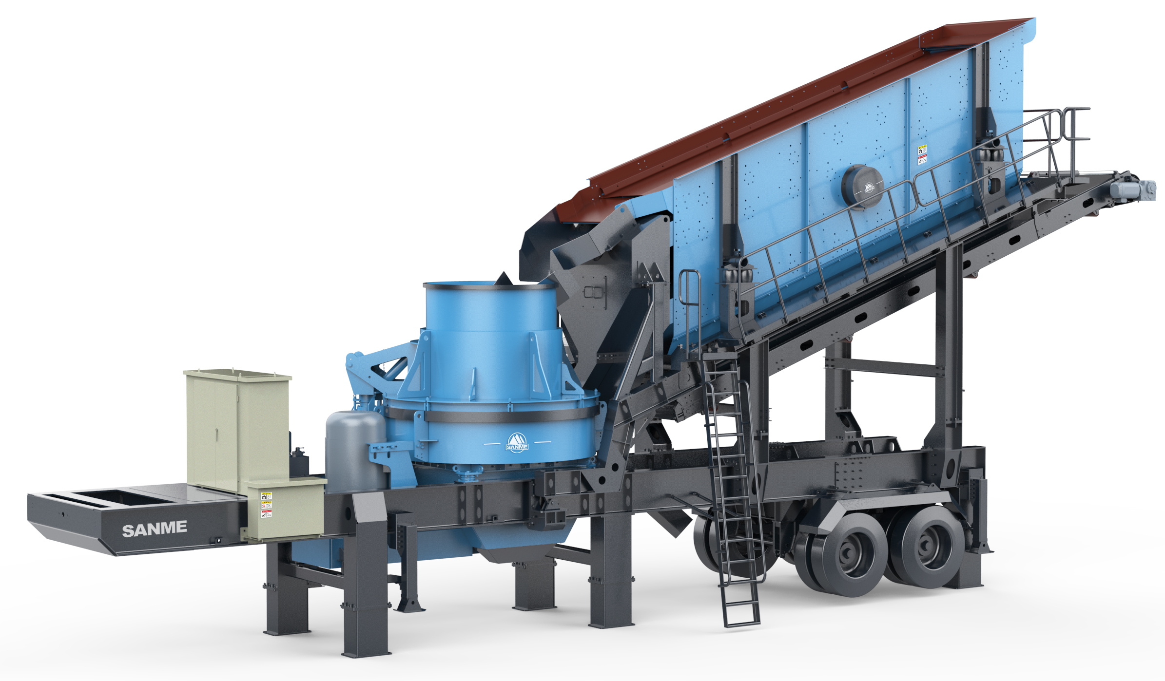 輪胎式移動破碎站多少錢一套？