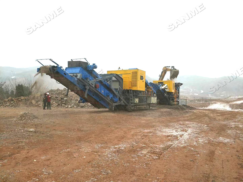 移動(dòng)破碎站 移動(dòng)破碎站