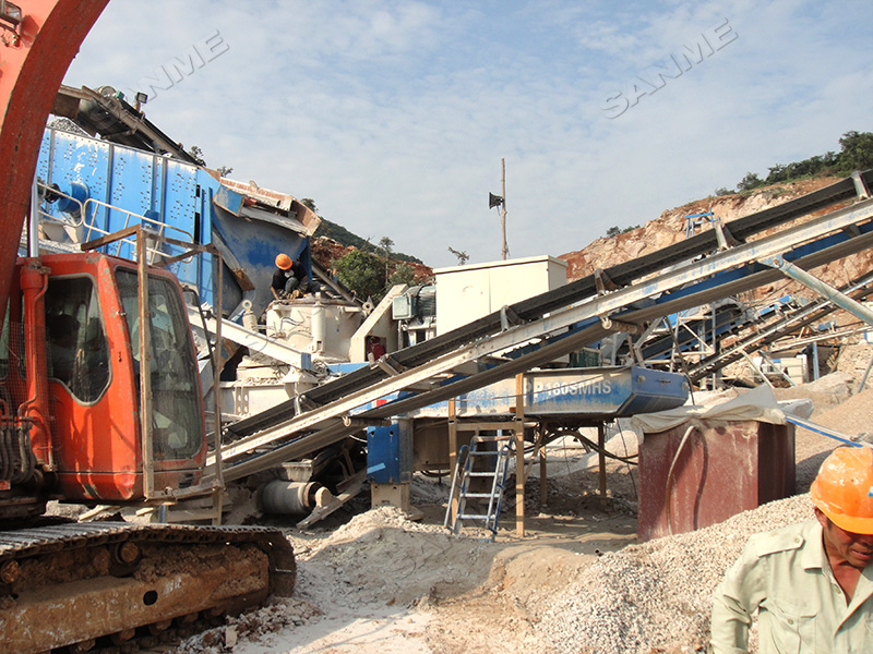 碎石生產(chǎn)線應(yīng)該選擇固定式還是移動式？